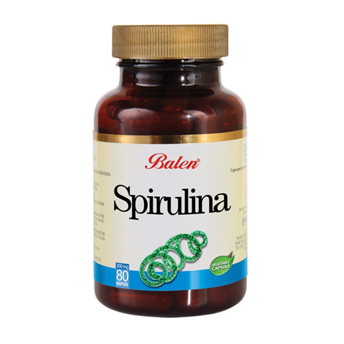 Balen Spirulina 300 Mg 80 Kapsül