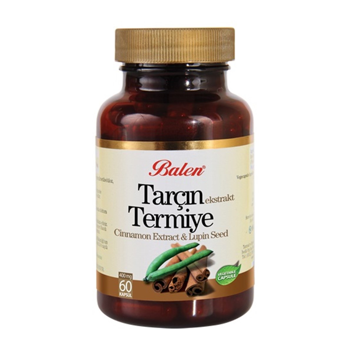 Balen Tarçın Ekstrakt & Termiye 375 mg 60 Kapsül