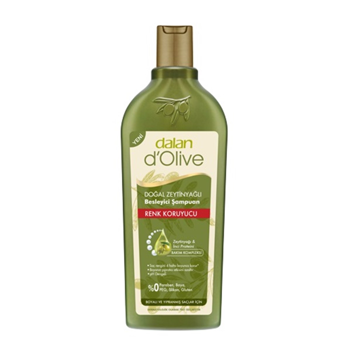 Dalan D'Olive Doğal Zeytinyağlı Renk Koruyucu Besleyici Şampuan 400 ml
