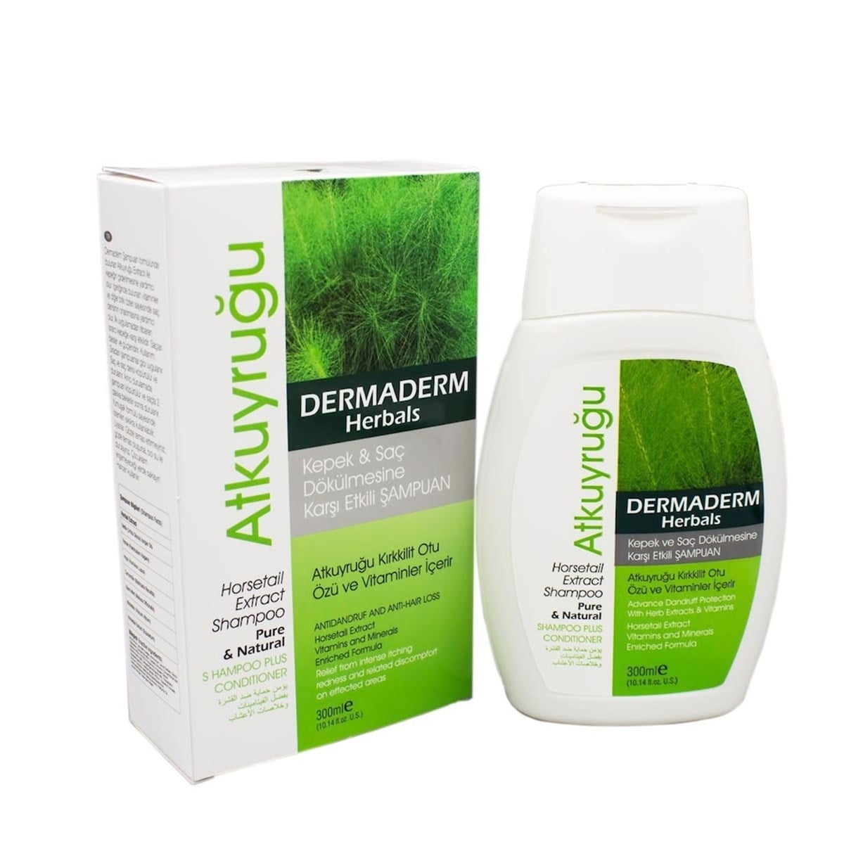 Dermaderm At Kuyruğu Özlü Kepek Giderici Şampuan 300 ml