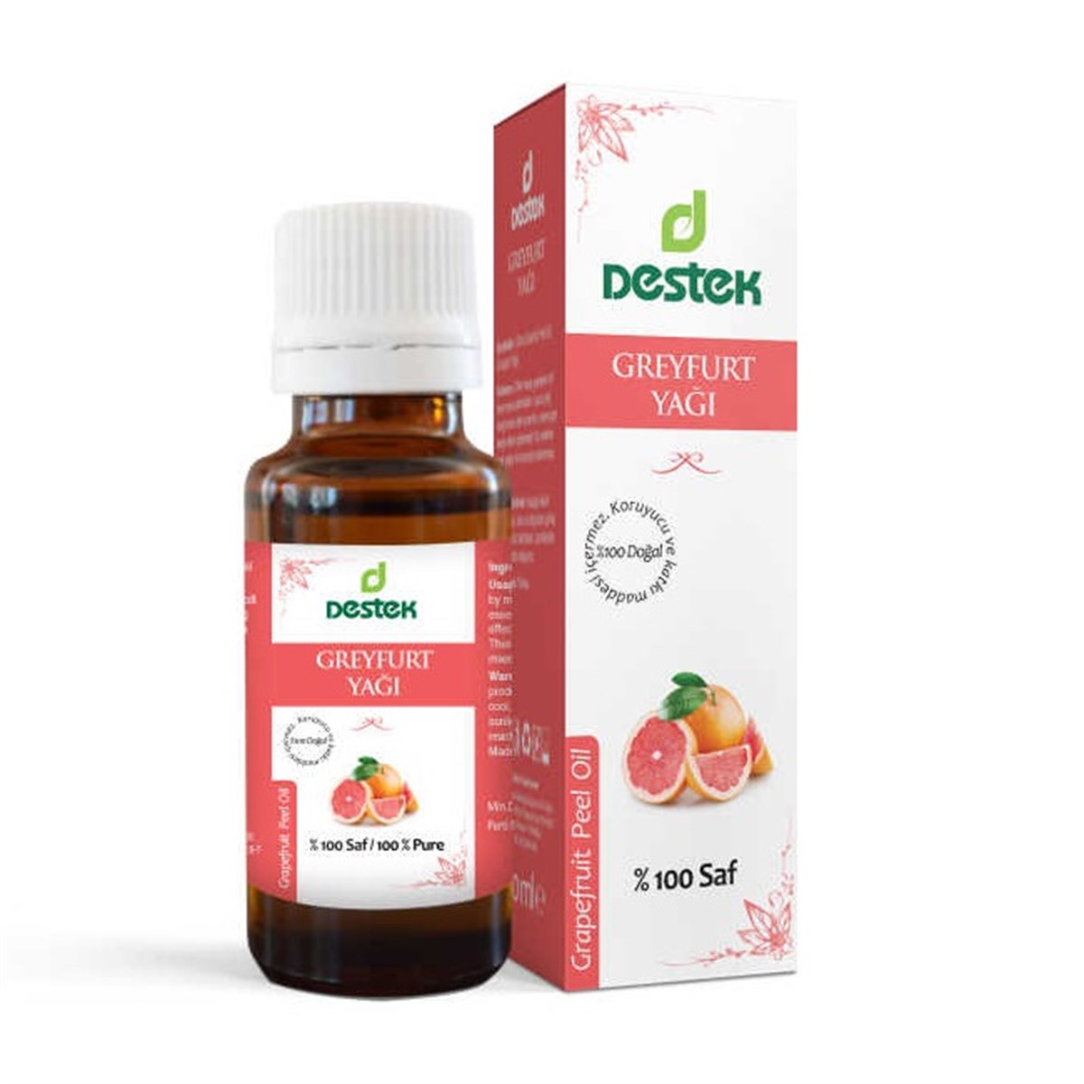 Destek Greyfurt Yağı 20 ml
