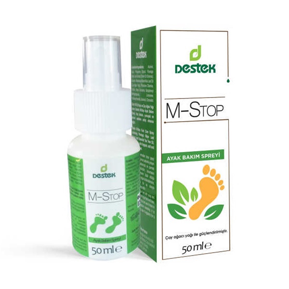 Destek M-Stop Ayak Bakım Spreyi 50 ml