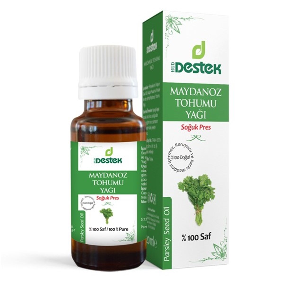 Destek Maydanoz Yağı (Soğuk Pres) 20 ml