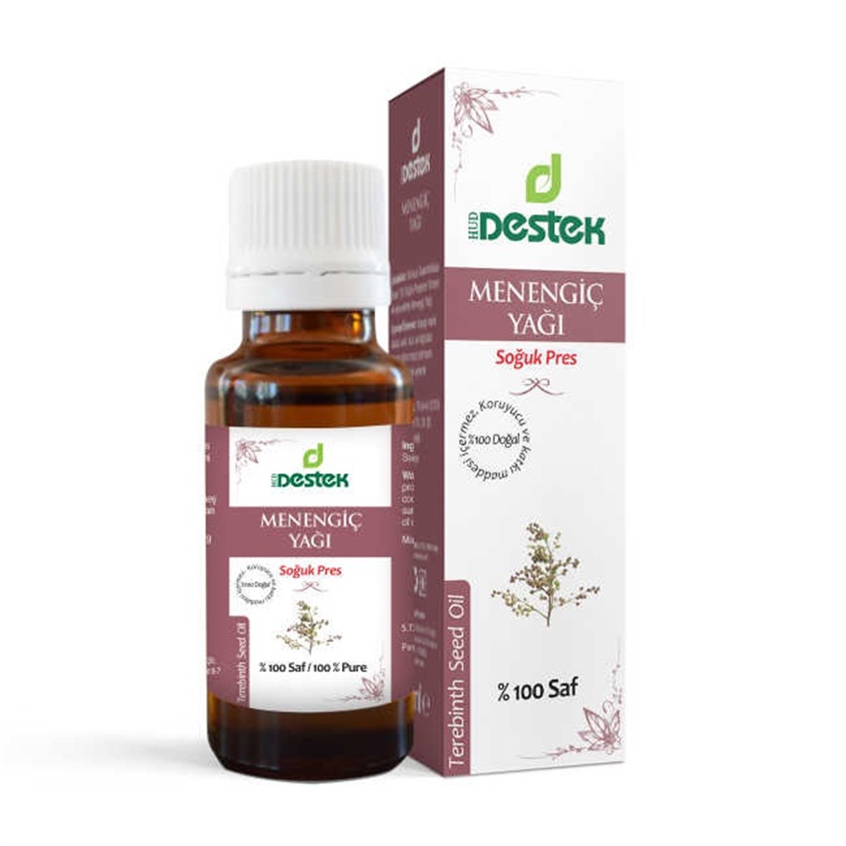 Destek Menengiç Yağı 20 ml (Soğuk Pres)