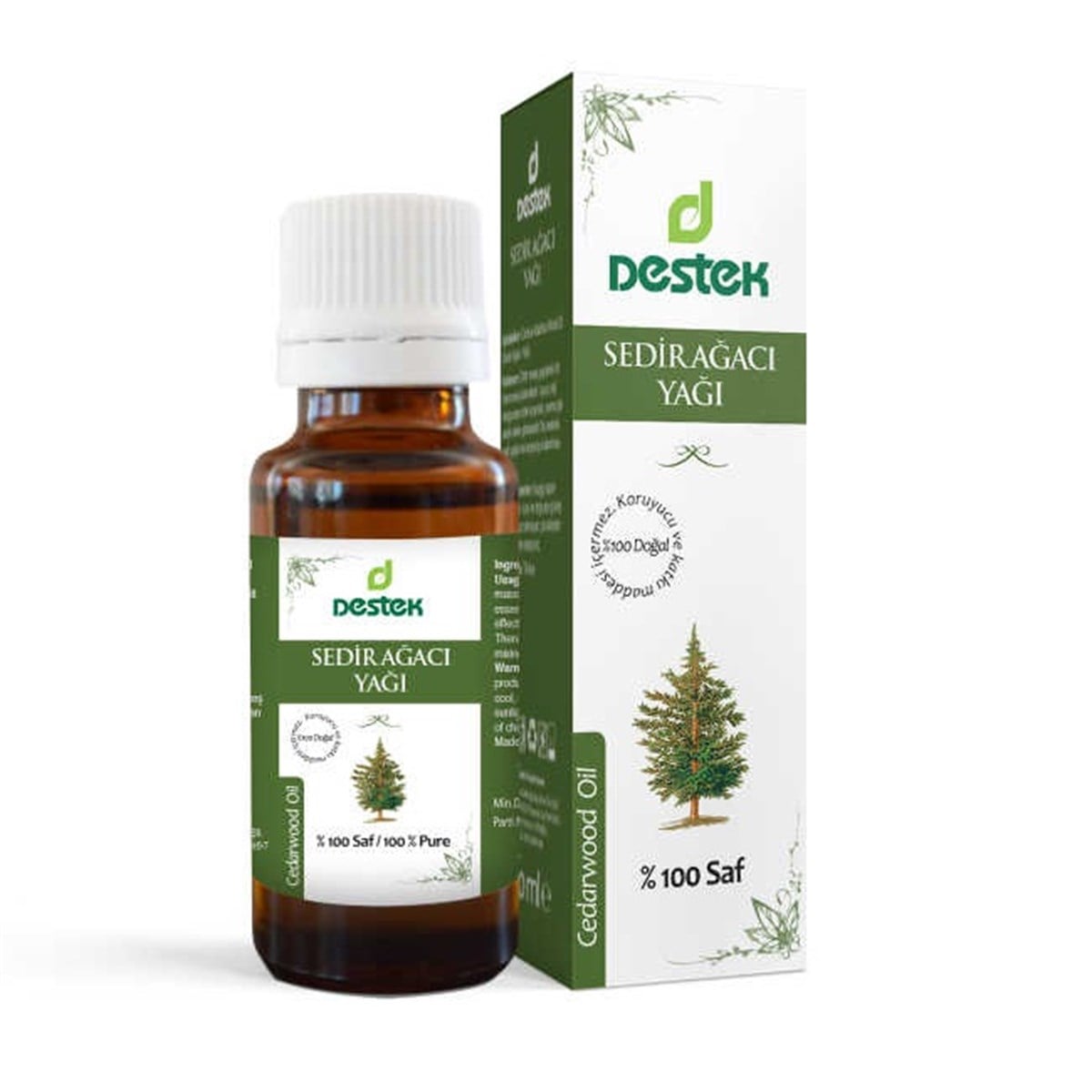 Destek Sedir Ağacı Yağı 20 ml