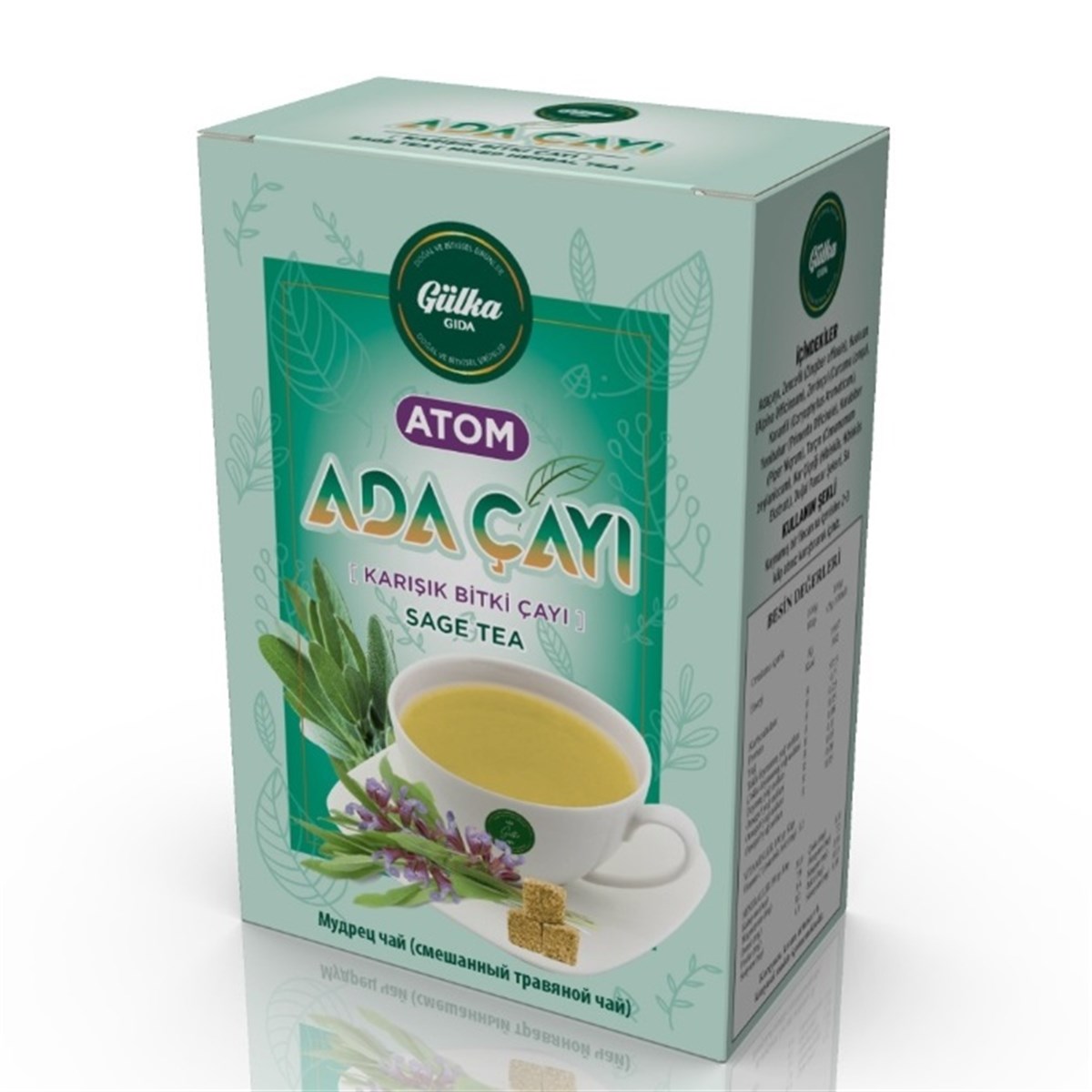 Gülka Adaçayı Atom Çayı 150 Gram