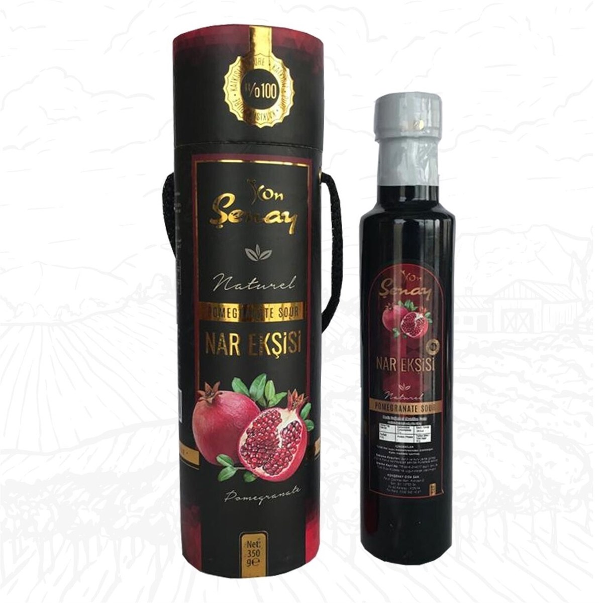 Kon Şenay %100 Saf Nar Ekşisi 350 gr