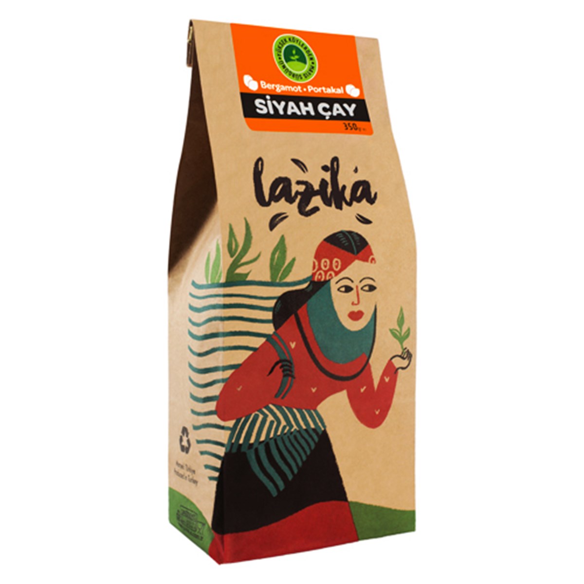 Lazika Bergamot Portakal Aromalı Siyah Çay 350 gr