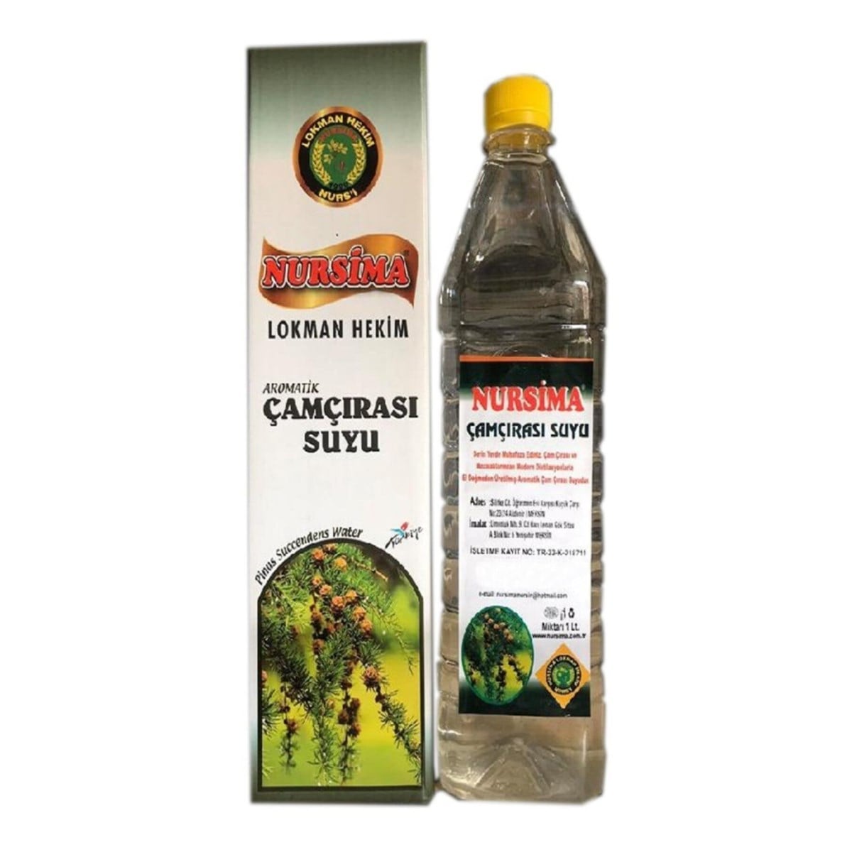 Nursima Aromatik Çam Çırası Suyu 1 LT