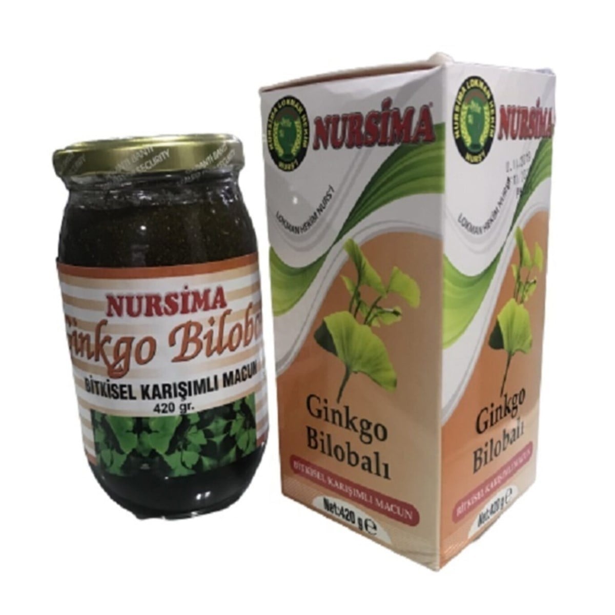 Nursima Ginkgo Bilobalı Bitkisel Karışımlı Macun 420 Gram