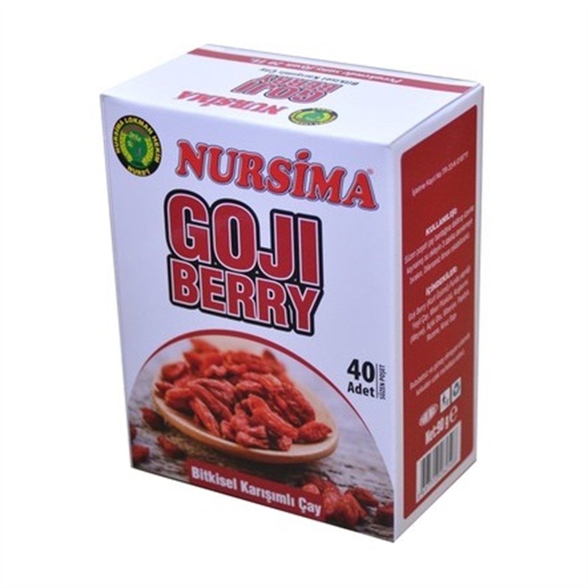 Nursima Goji Bery Çayı Bitkisel Karışımlı Çay 40 Adet