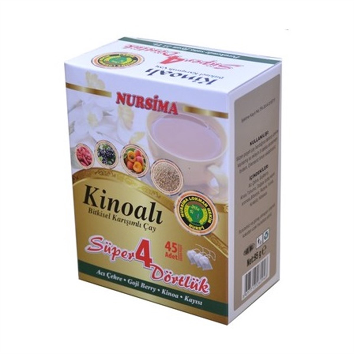 Nursima Kinoalı Bitkisel Karışımlı Çay 45 Adet