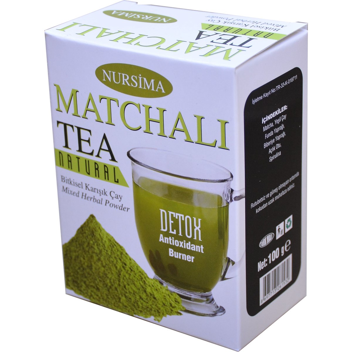 Nursima Matchalı Bitkisel Karışık Çay 100 gr