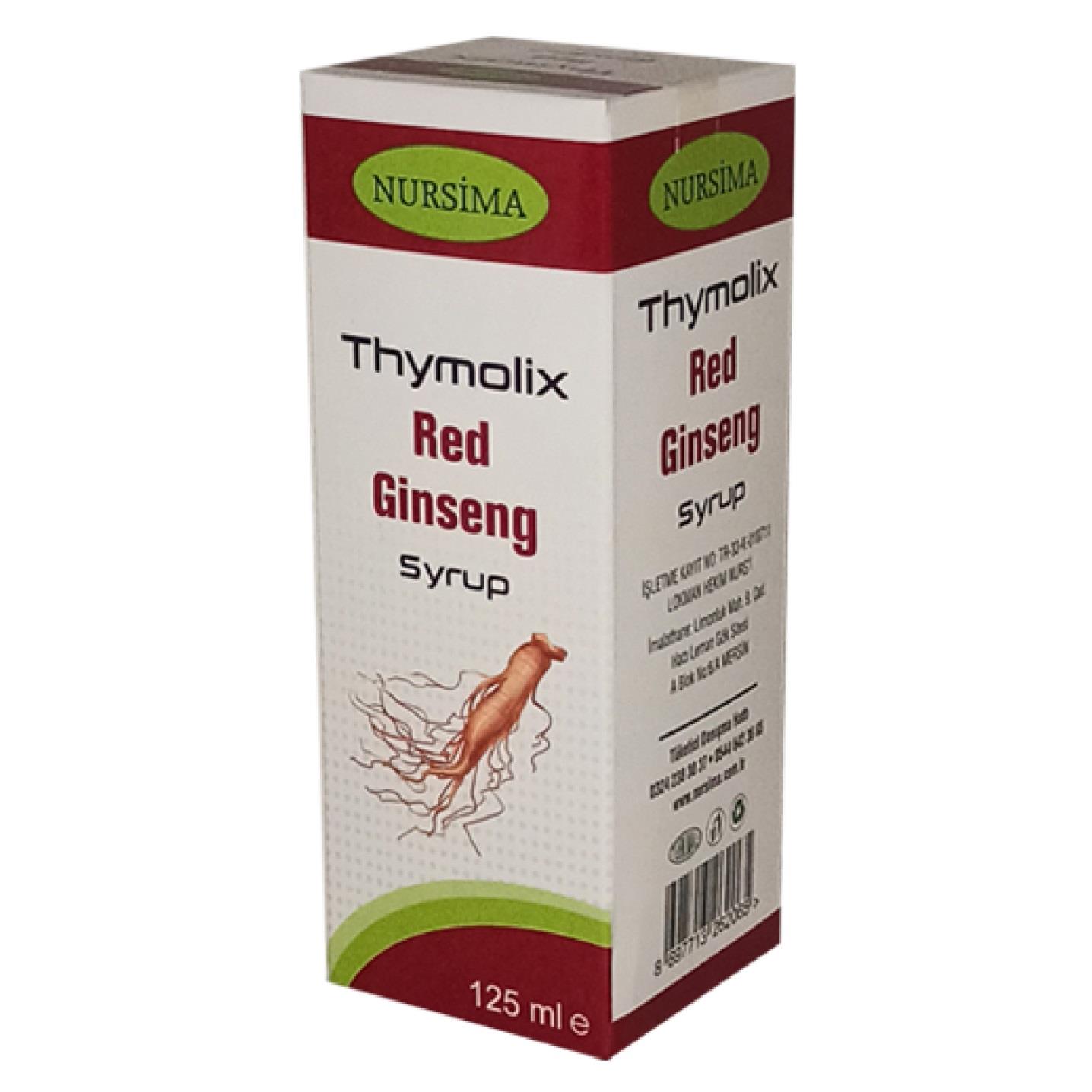 Nursima Red Ginseng Şurubu 125 ml