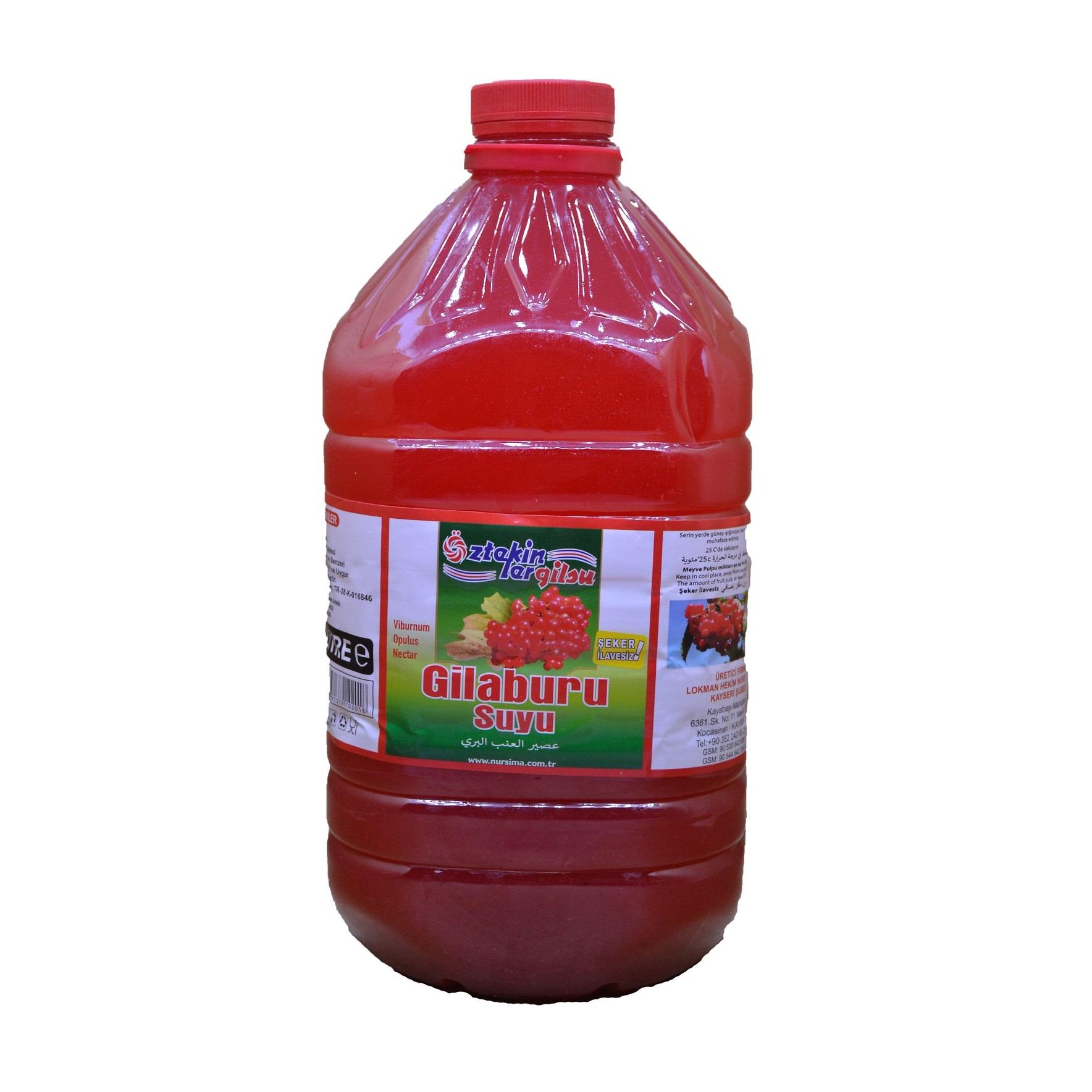 Öztekinler Gilsu Gilaburu Suyu 5 Lt (Şekersiz)