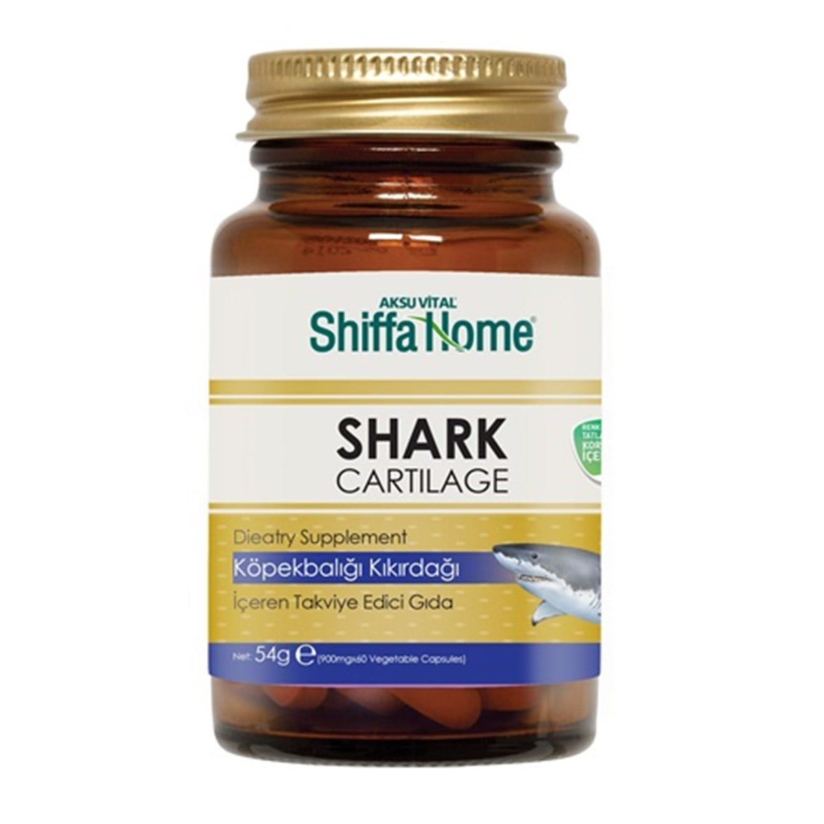 Shiffa Home Köpek Balığı Kıkırdağı (Shark Cartılage) 900 mg 60 Kapsül