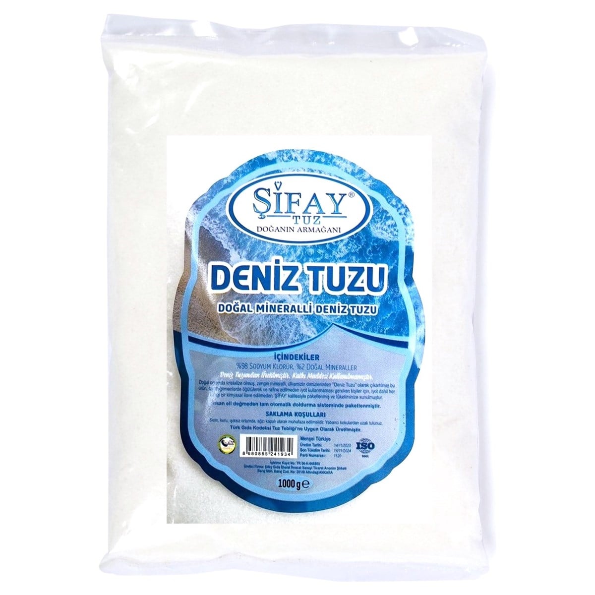 Şifay Sofralık Deniz Tuzu 1000 gr