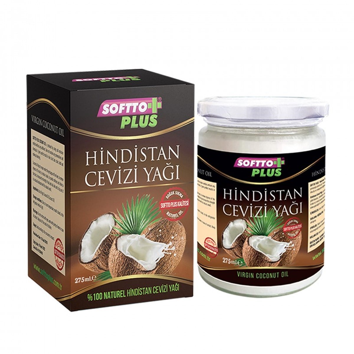 Softto Plus Hindistan Cevizi Yağı 275 ml