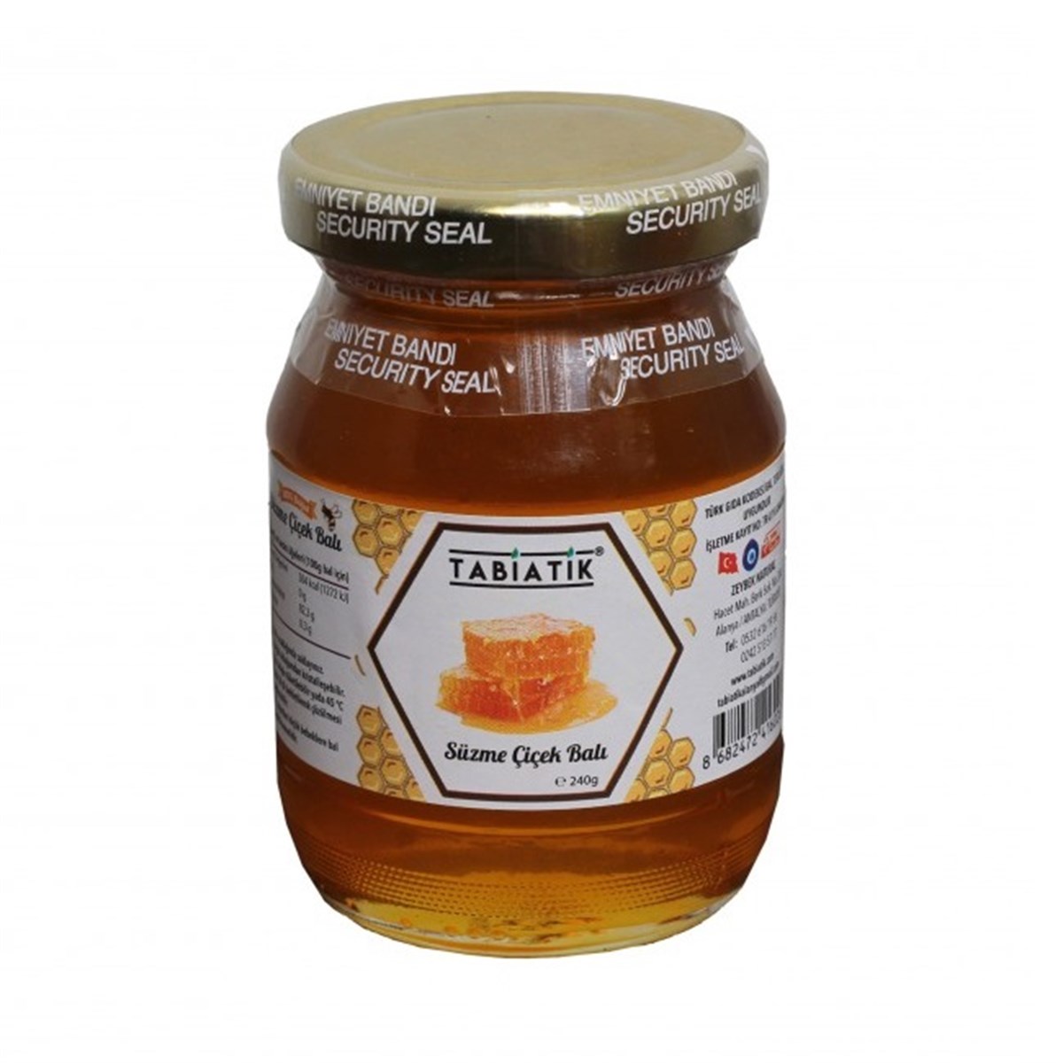 Tabiatik Süzme Çiçek Balı 240 G