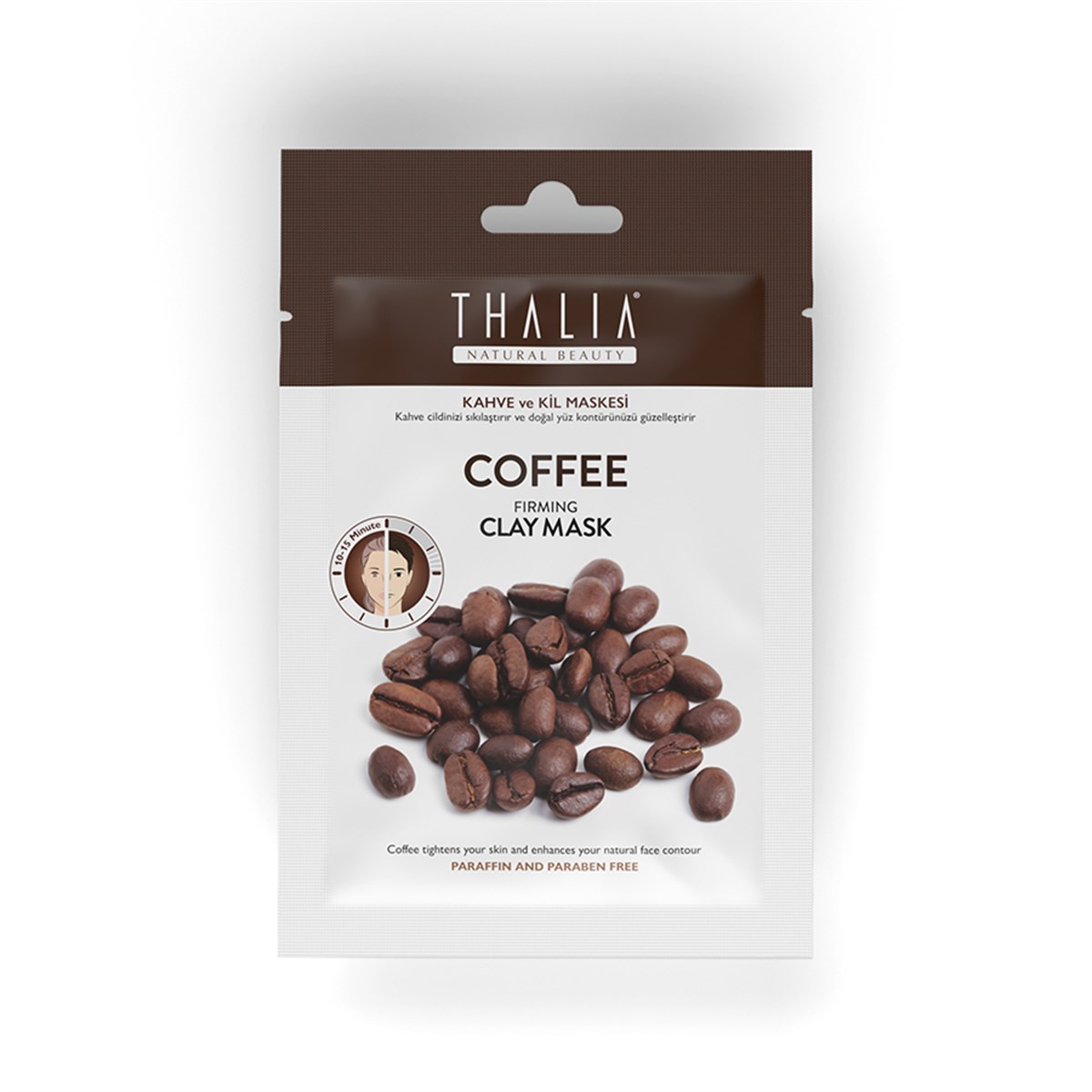 Thalia Arındırıcı Gözenek Sıkılaştırıcı Kahve & Kil Yüz Maskesi 15 ml