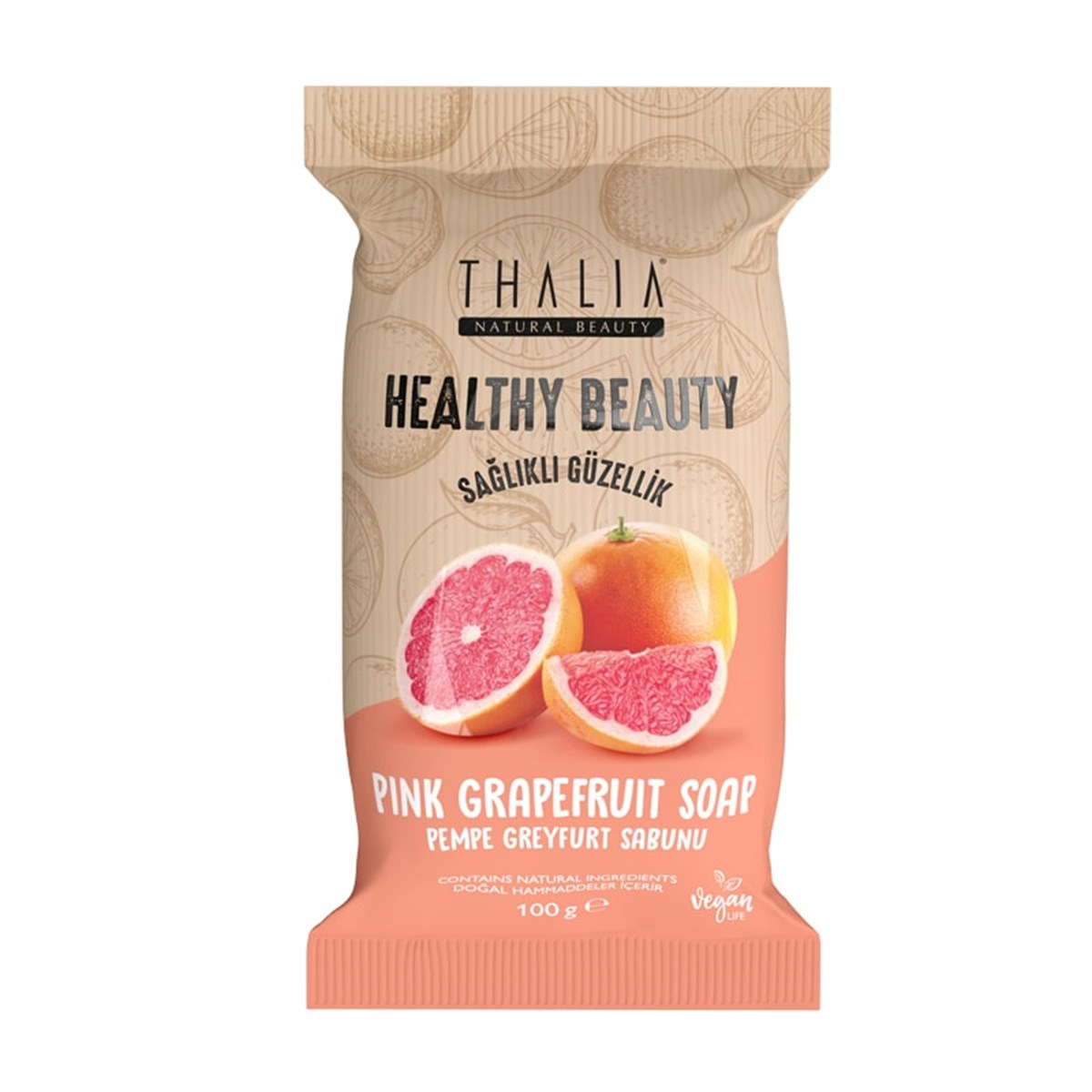 Thalia Healthy & Beauty Pembe Greyfurt Sabunu 100 gr