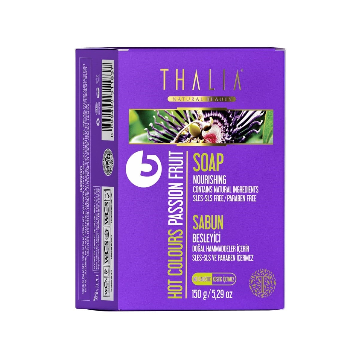 Thalia Hot Colours (Çarkıfelek Meyvesi) Passion Fruit Katı Sabun 150 gr