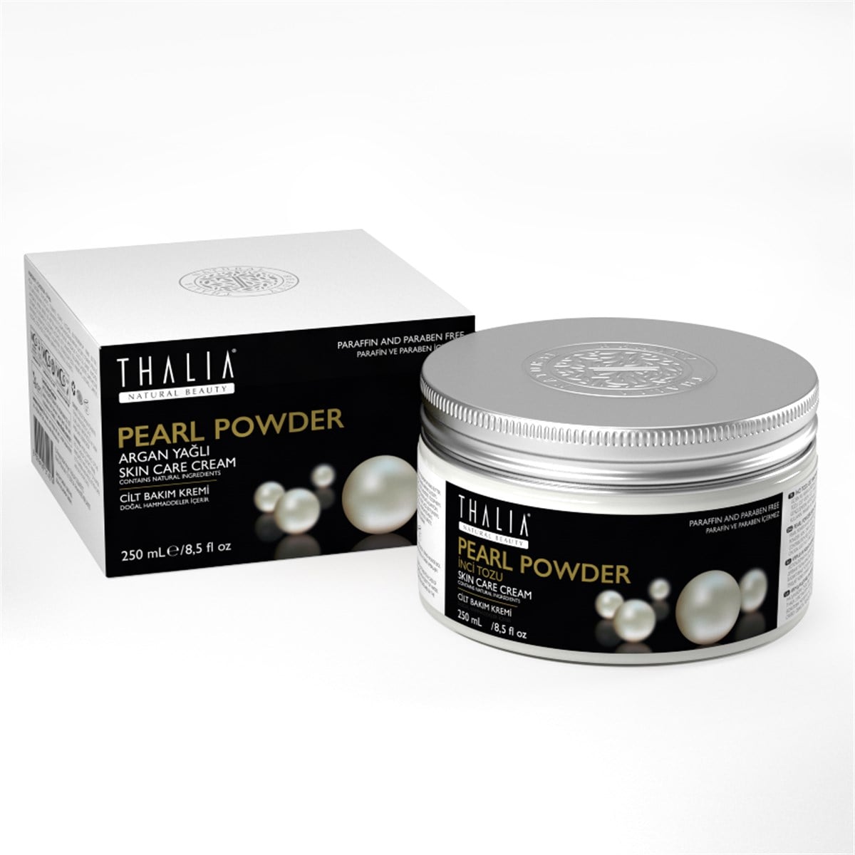 Thalia İnci Tozu Özlü Cilt Kremi 250 ml (Pearl Powder Cream)