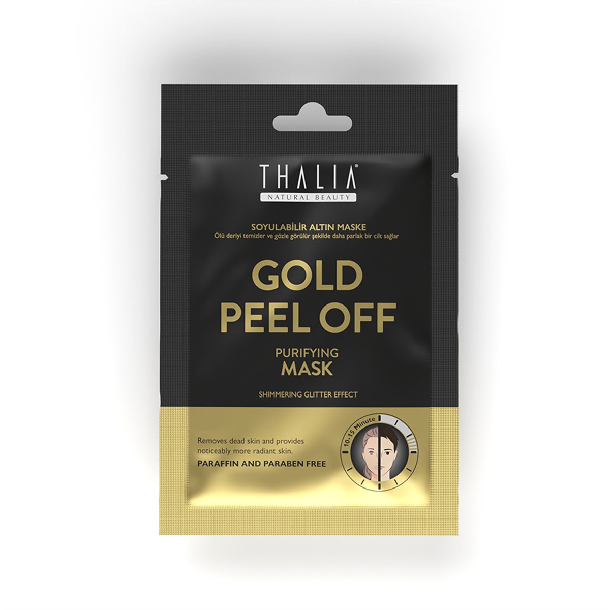 Thalia Işıltı Verici Soyulabilir Gold Peeling Yüz Maskesi 15 ml