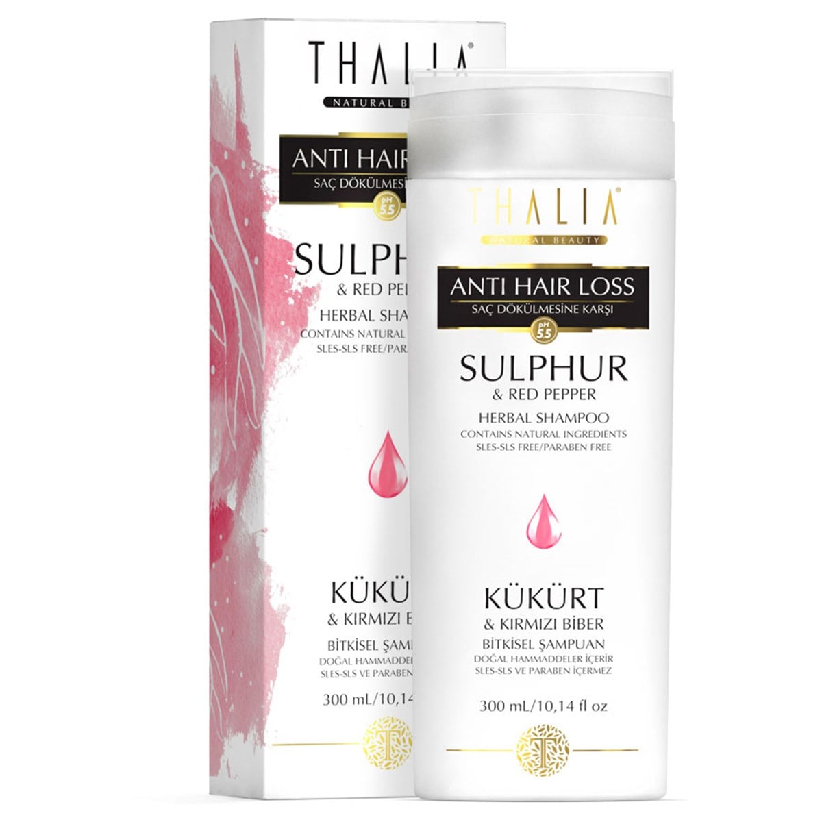 Thalia Kükürt ve Kırmızı Biber Şampuanı 300 ml