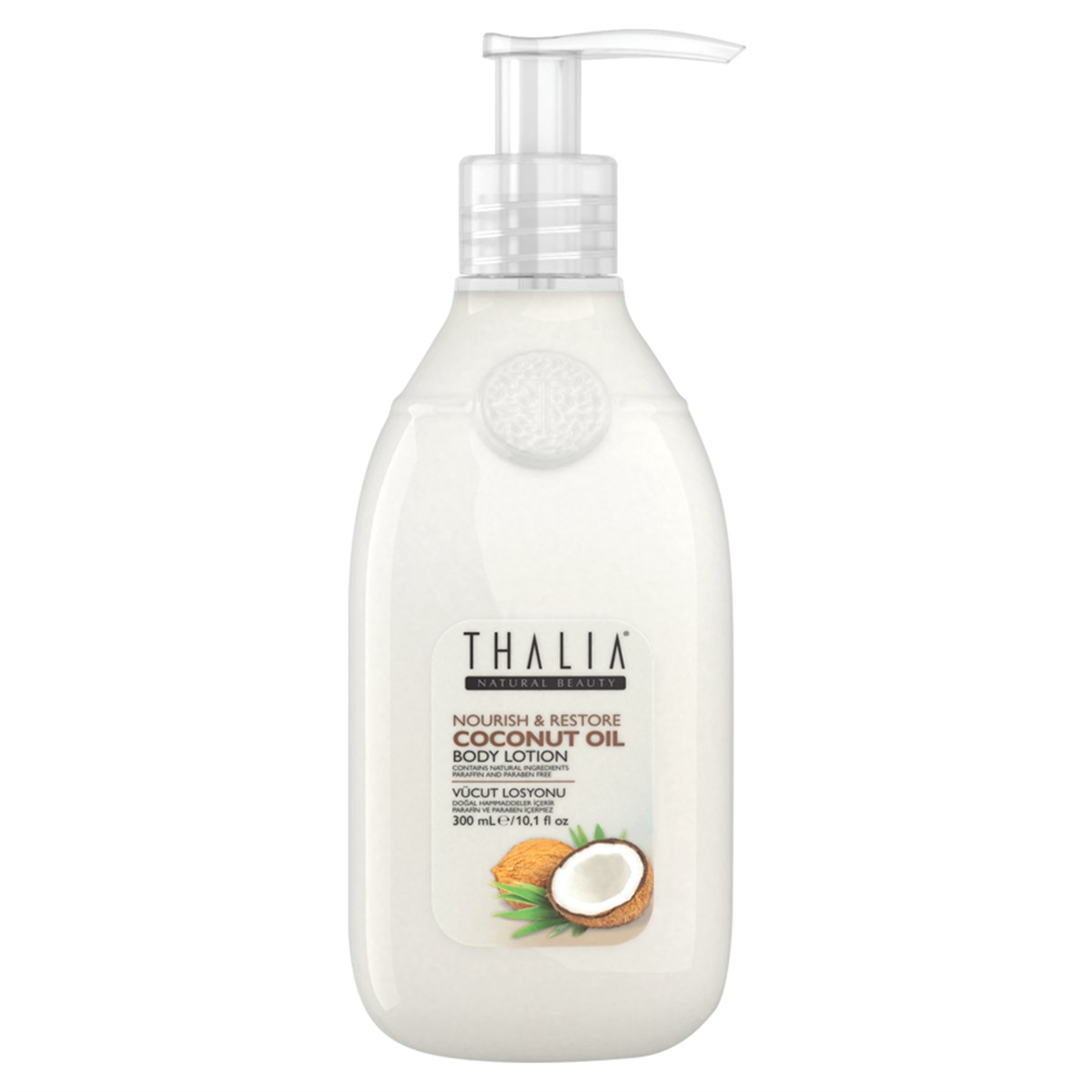 Thalia Natural Beauty Coconut Oil Besleyici ve Onarıcı Vücut Losyonu 300 ml