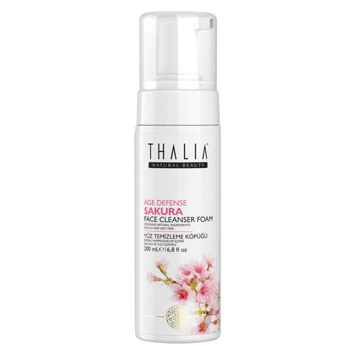 Thalia Sakura Özlü Yaşlanma Karşıtı Yüz Temizleme Köpüğü 200 ml