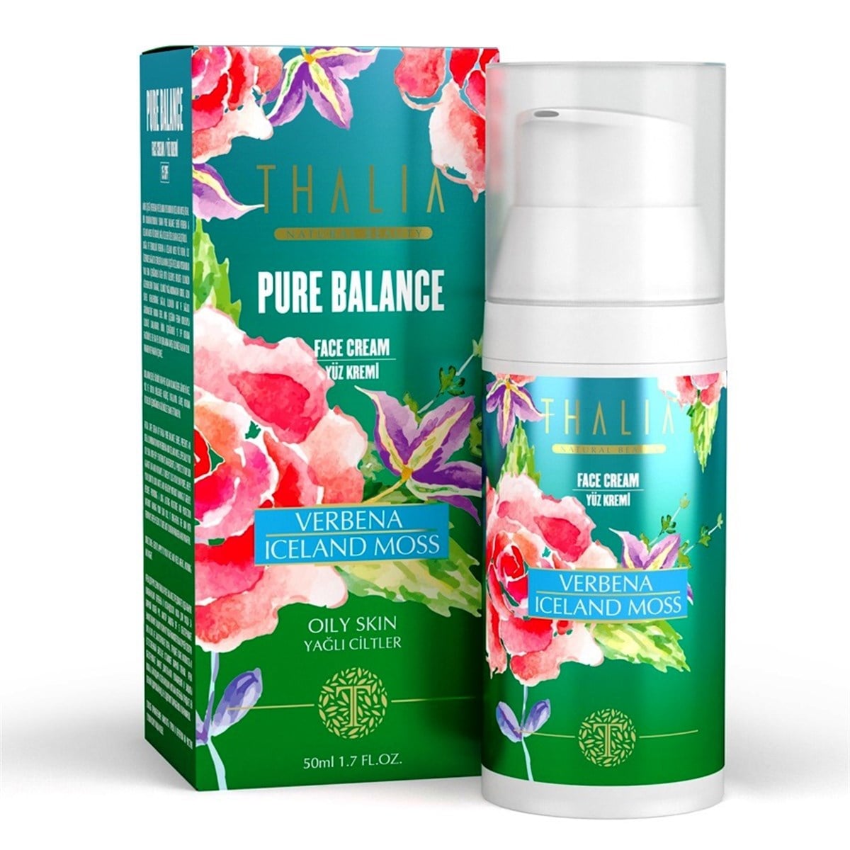 Thalia Verbena - Iceland Moss Yüz Bakım Kremi 15 SPF - 50 ml