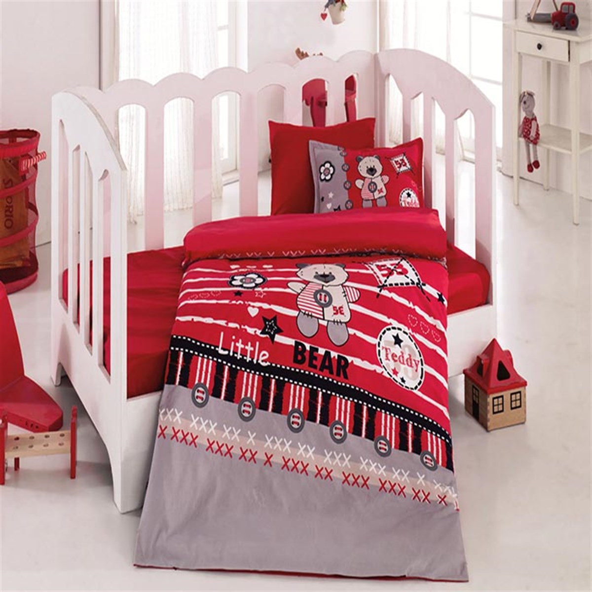Ak Home ayıcıklı  Bebek uyku seti