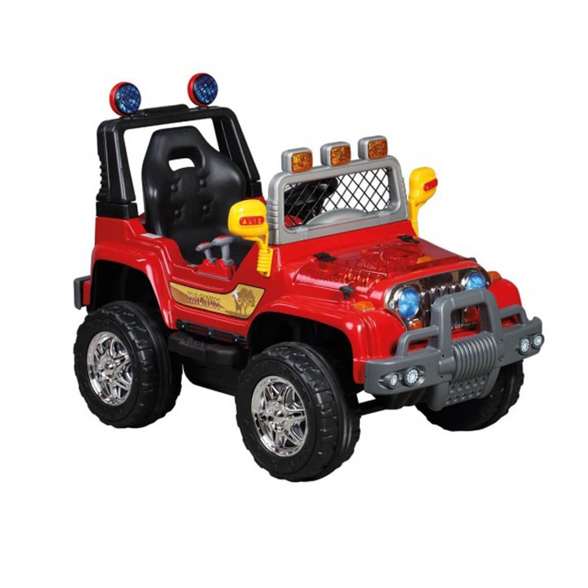 Aliş Magnum Uzaktan Kumandalı Akülü Jeep 12 Volt Kırmızı