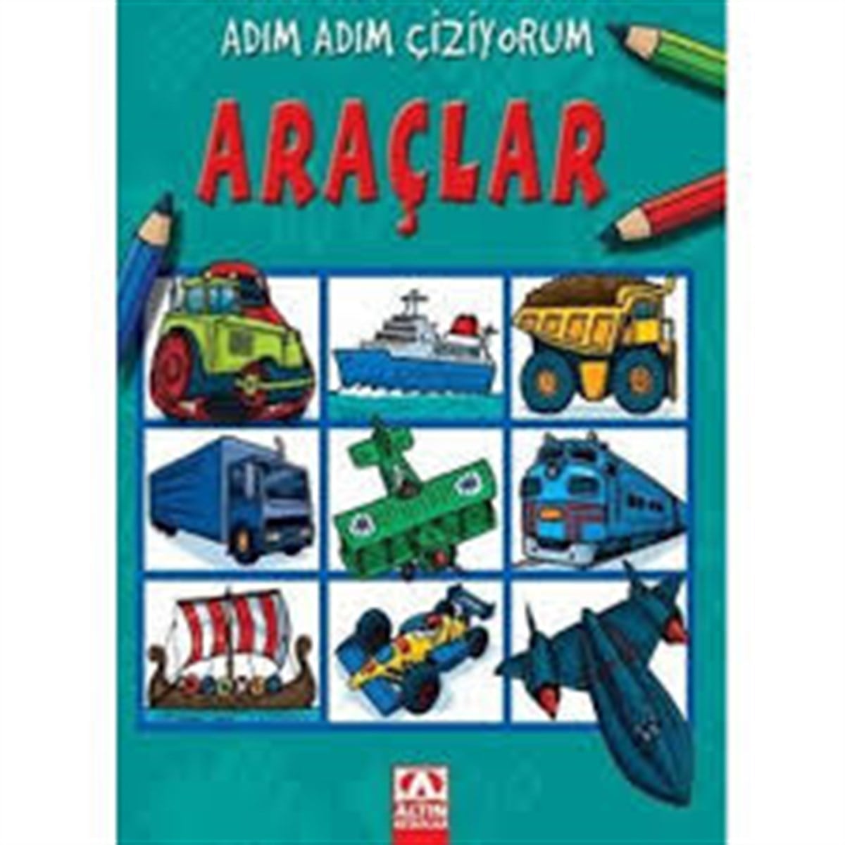 Altın kitaplar adım adım çiziyorum araçlar