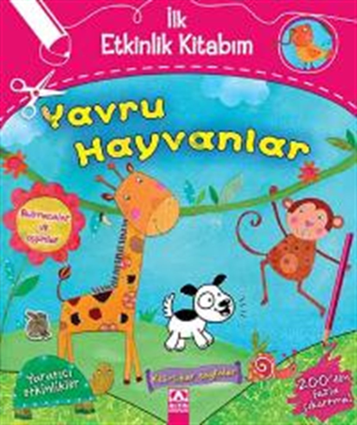 Altın kitaplar ilk etkinlik kitabım yavru hayvanlar