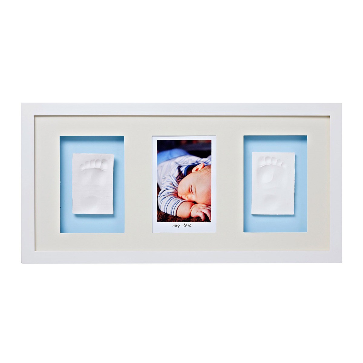 Baby Memory Prints Üçlü Çerçeve Beyaz