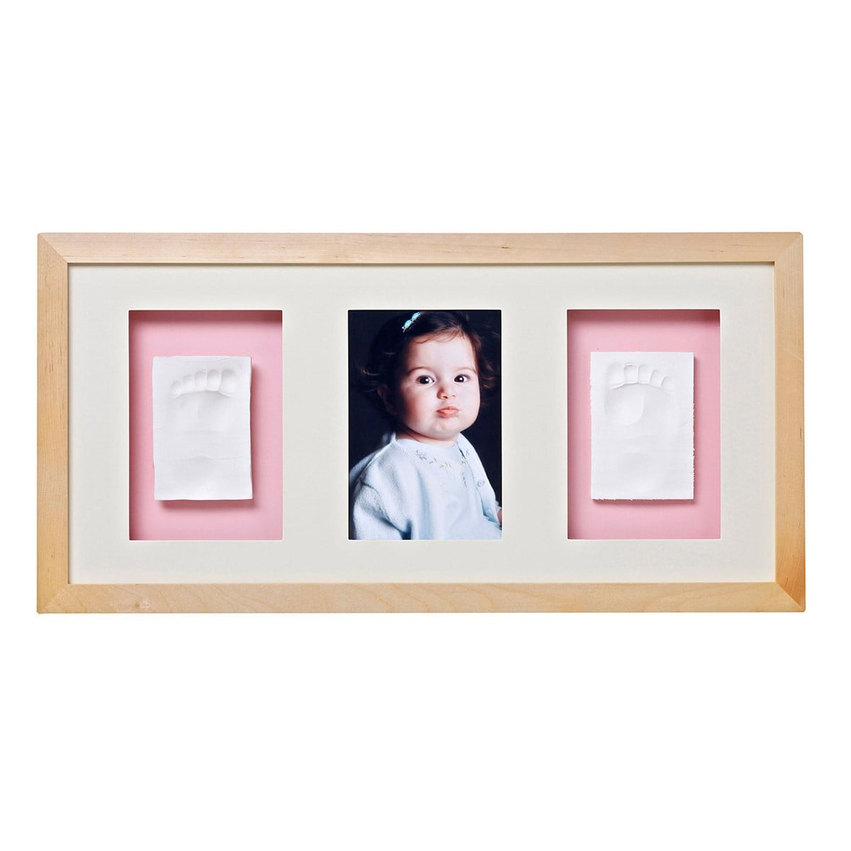 Baby Memory Prints Üçlü Çerçeve Naturel