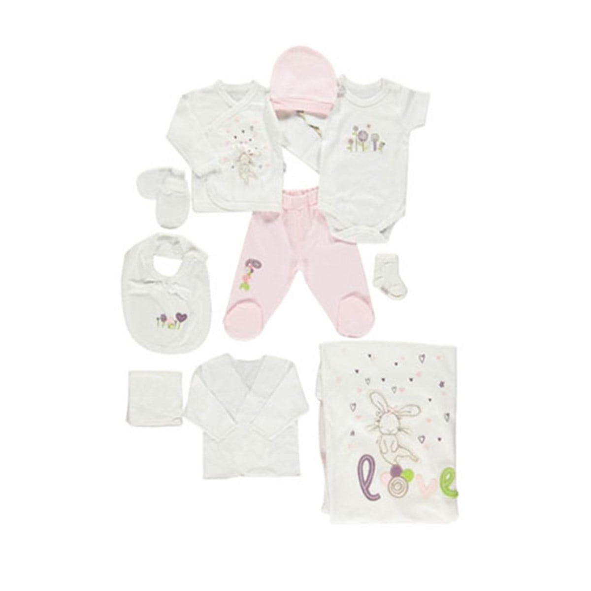 Bibaby Love 10'lu Hastane Çıkışı Pembe