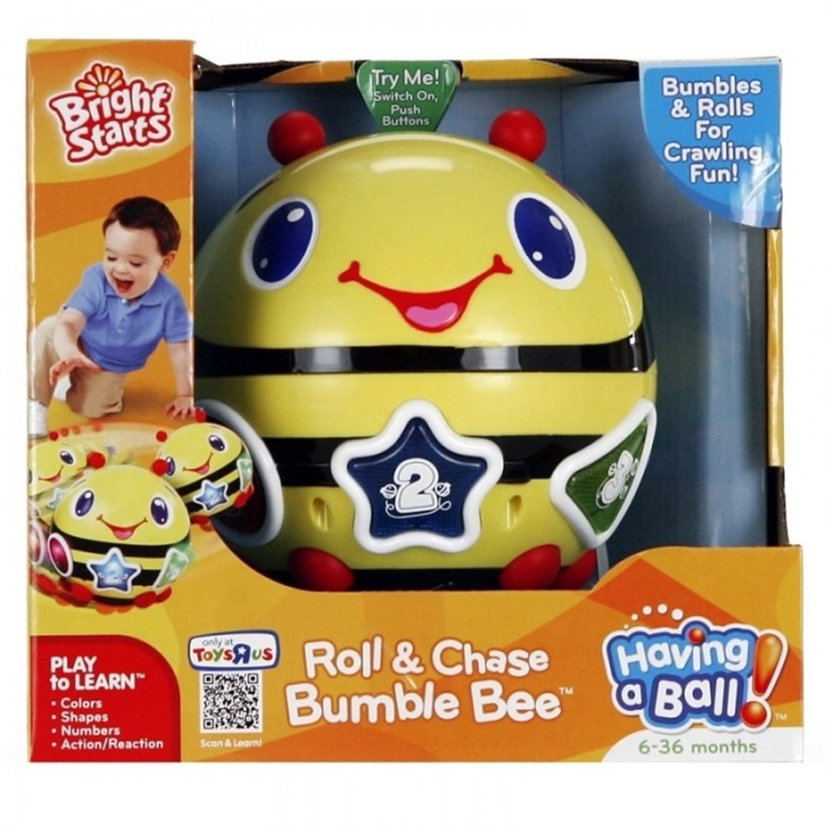 Bright Starts Neşeli Toplar Chase Bumble Bee Takipçi Arı