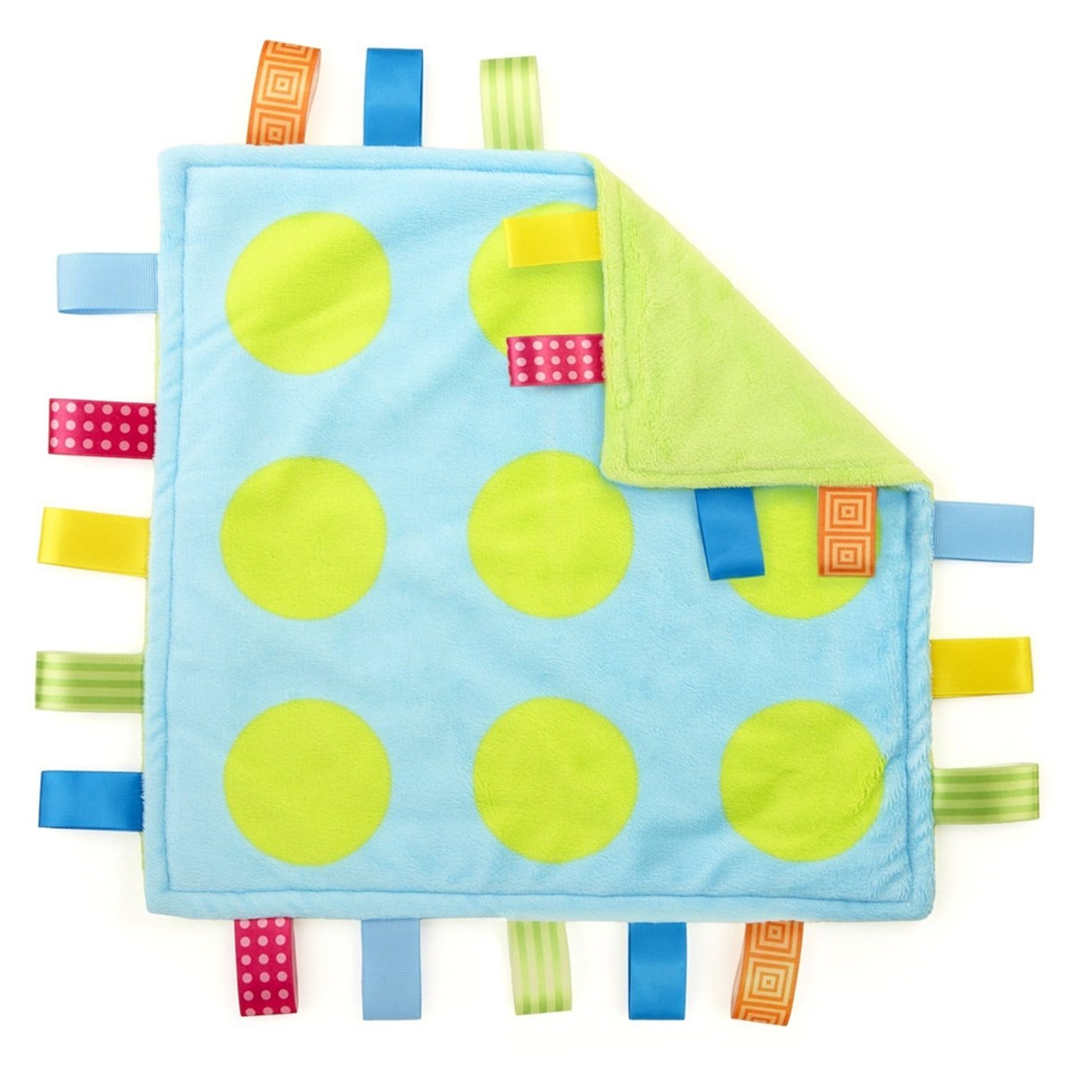 Bright Starts Taggies Little Taggies Ultra Yumuşak Oyun Havlusu Polka Dot