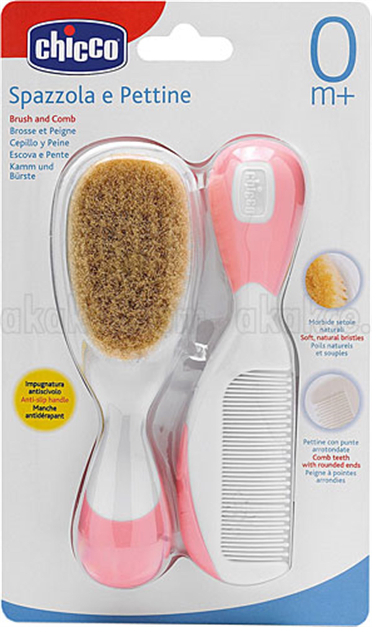 Chicco Fırça Tarak Seti Pembe