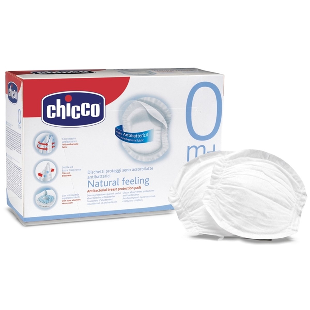 Chicco Göğüs Pedi 60`lı Beyaz