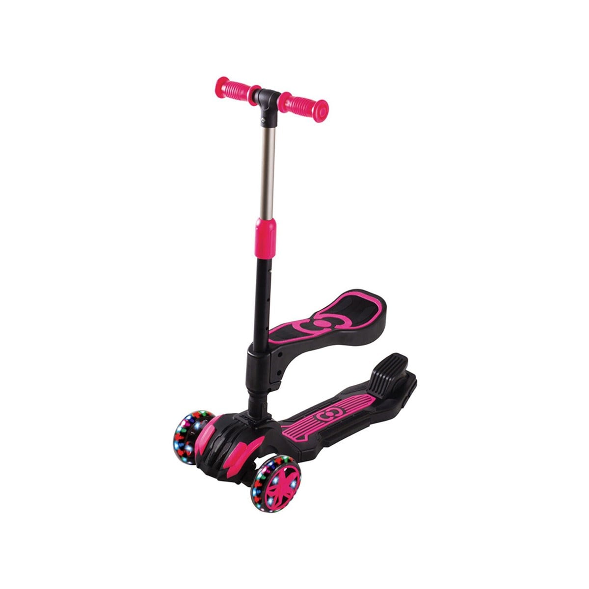 Cool Wheels Combo Oturaklı Çocuk Scooter Pembe