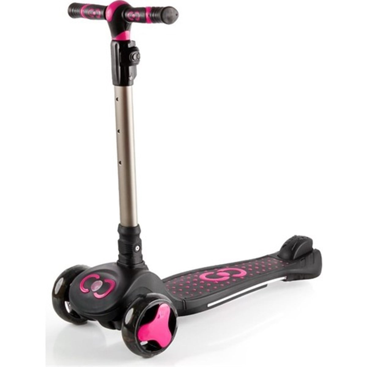 Cool Wheels Nova 3 Tekerlekli Işıklı Scooter Pembe