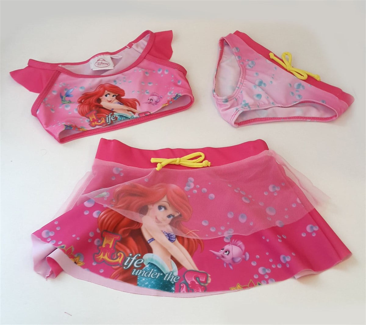 Disney Lisanslı Deniz Kızı Bikini 4 Yaş