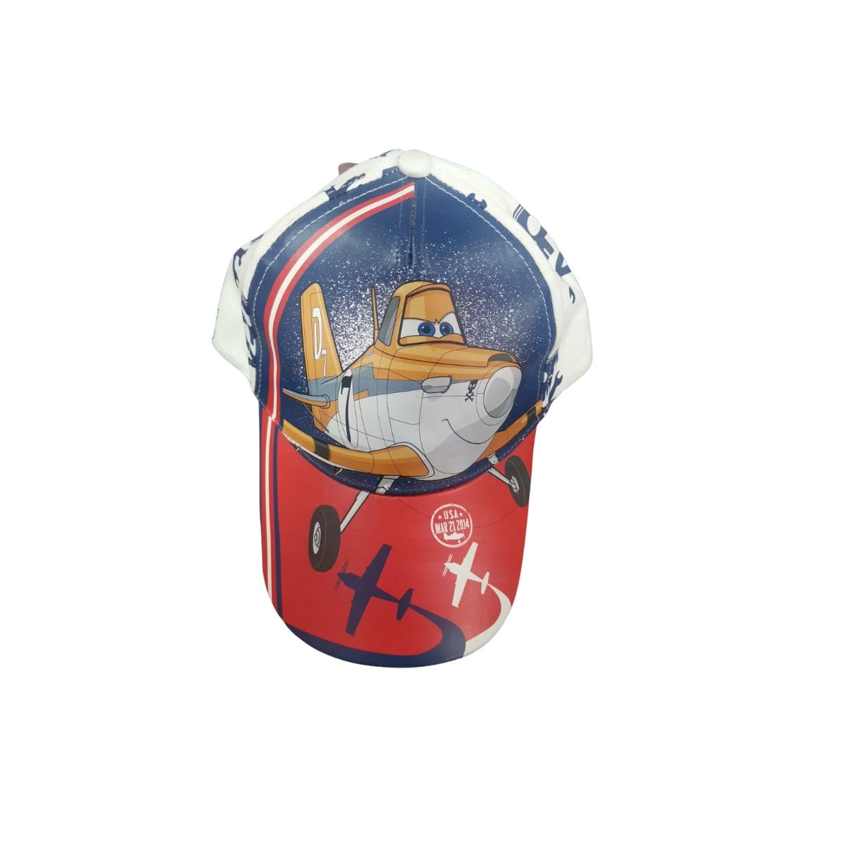 Disney Planes Lisanslı Şapka Beyaz Lacivert Kurukafalı