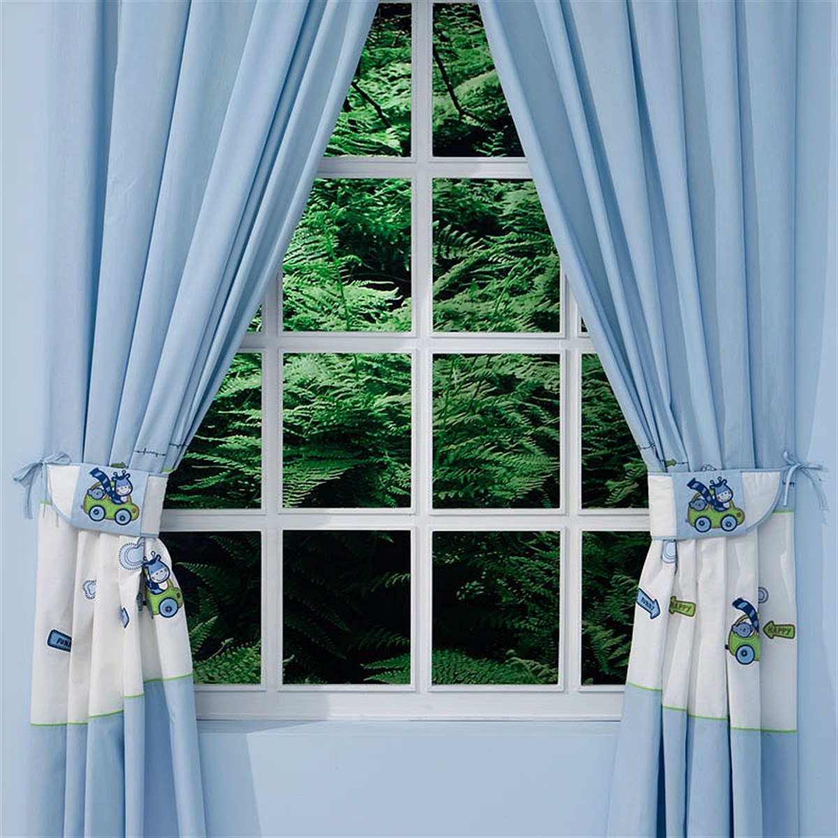 Funnababy Leo & Teo Perde Mavi