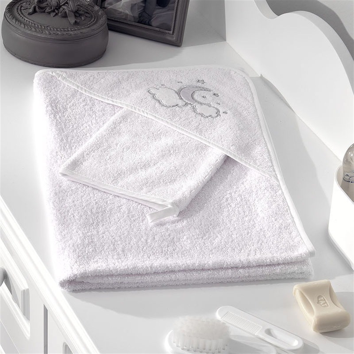 Funnababy Üçgen Başlıklı Havlu Luna Chic