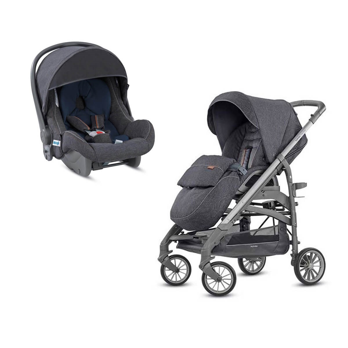 Inglesina Trilogy Travel Sistem Bebek Arabası Village Denim